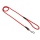 Mystique FT Leine mit Karabiner 8mm rot 180cm