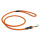 Mystique FT Leine mit Karabiner 8mm orange 150cm