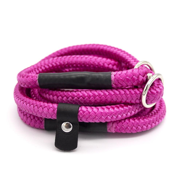 MewogS Moxonleine 10mm 130cm LIGHT mit Zugbegrenzung pink