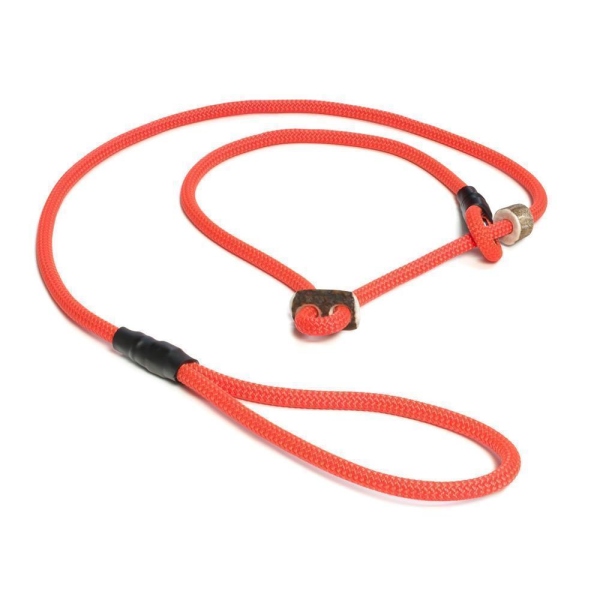 Mystique® Field Trial Moxonleine mit Zugbegrenzung 8mm 180cm neon orange