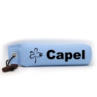 Mystique Dummy Einzel Name hellblau Glücksklee