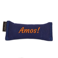 Mystique Sniffledummy Einzel Name blau orange