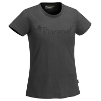 Pinewood 3445 Outdoor Life Damen T-Shirt dark anthrazit...