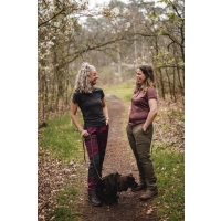 Pinewood 3445 Outdoor Life Damen T-Shirt dark anthrazit (443) L