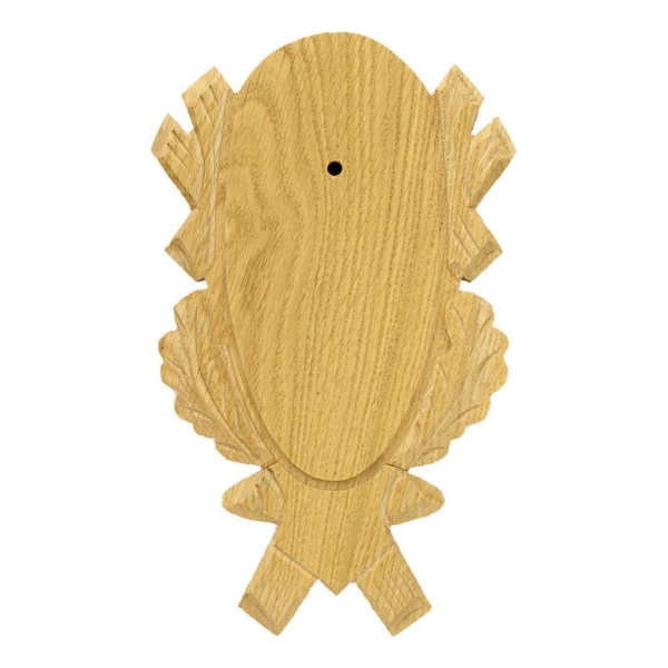 Rehbockbrett Eiche 4 hell geschnitzt 18x9cm