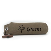 Mystique Dummy Einzel Name Monotype khaki Glücksklee