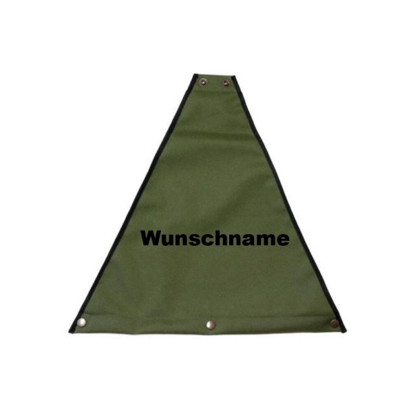 Mystique Dreieck Profiweste khaki personalisiert M ohne Motiv