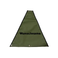 Mystique Dreieck Profiweste khaki personalisiert M ohne Motiv