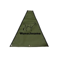 Mystique Dreieck Profiweste khaki personalisiert L Deutsch Kurzhaar
