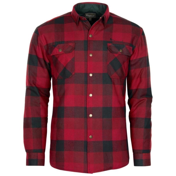 Pinewood 5000 Canada Classic 2.0 Hemd Rot/Schwarz (518) XXXL