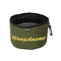 Mystique Reisetrinknapf personalisiert khaki gold