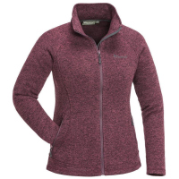 Pinewood 9372 Gabriella Damen Strick Fleecejacke Pflaume Melange(586) S