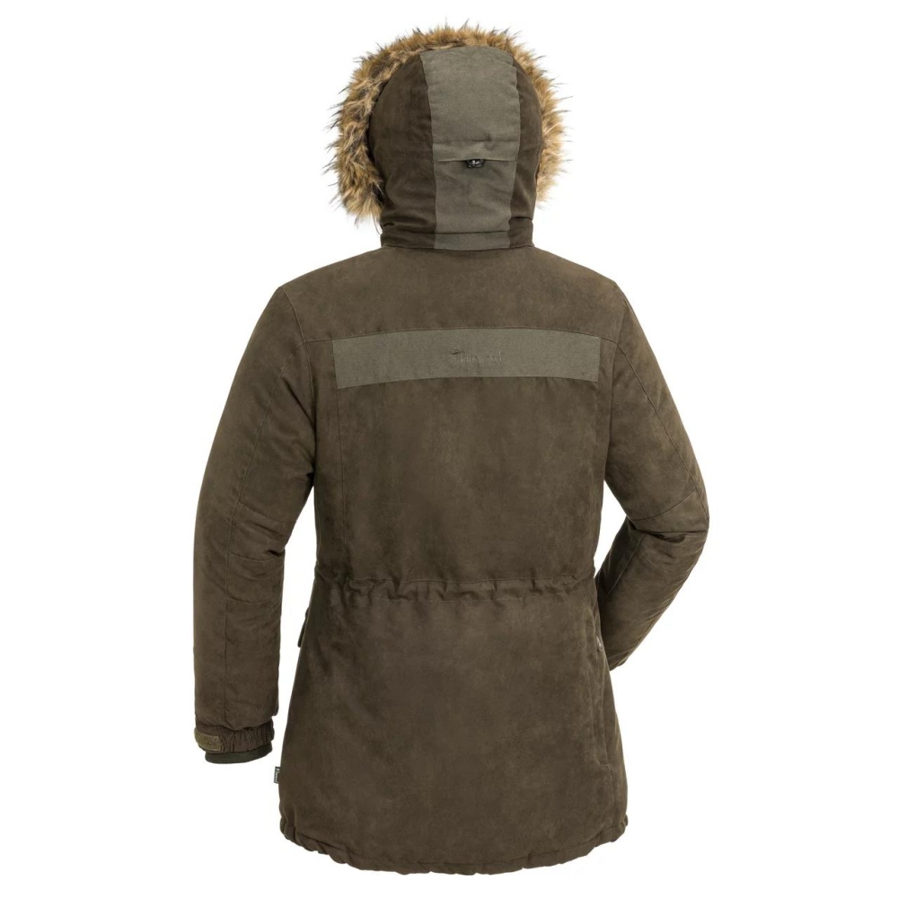 Giacca Da Donna Pinewood Abisko 2.0 Marrone - Caccia Invernale, Impermeabile, Cappuccio Rimovibile - 5