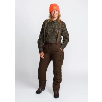 Pinewood 3885 Abisko 2.0 Damen Hose Wildlederbraun (241) 36