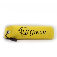 Mystique Dummy Einzel Name Monotype gelb Golden Retriever...