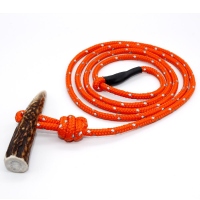 MewogS Schleppenleine orange mit Reflektorstreifen