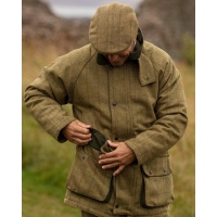Walker and Hawkes Herren Tweed Jacke Derby Barlaston – Light Sage XXS