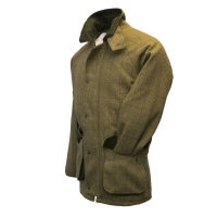 Walker and Hawkes Herren Tweed Jacke Derby Barlaston – Light Sage XXS