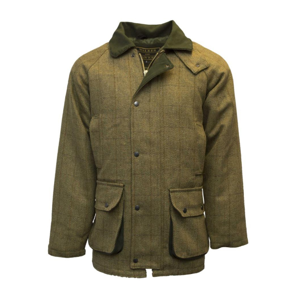 Tweed Jacke Derby Herren light sage S