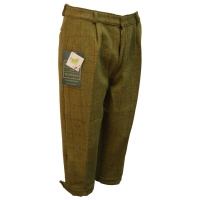 Walker and Hawkes Herren Tweed Kniebundhose Derby Oakridge – Shooting Plus Twos – Light Sage 34