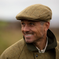 Tweed Flat Cap Derby light sage