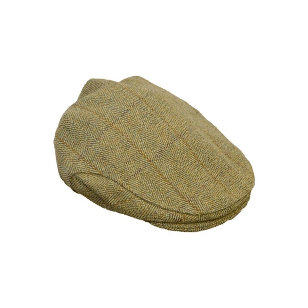 Tweed Flat Cap Derby light sage L (59cm)