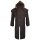 Gewachster Mantel Stockman mit Kapuze Braun 3XL