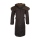 Gewachster Mantel Stockman mit Kapuze Braun 3XL