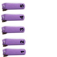 Mystique Dummy Set Ziffern 1-5 lila