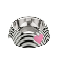 Hunter Melamin-Napf Biri weiß/schwarz 350ml