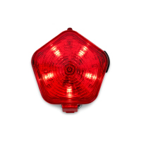 Ruff Wear Audible Beacon Sicherheitslicht Red Currant