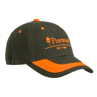 Pinewood 9294 2-Color Cap Moosgrün/Orange (192)