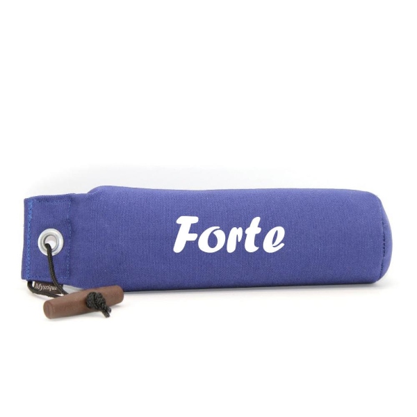 Mystique Dummy Einzel 250g Name blau Forte weiß