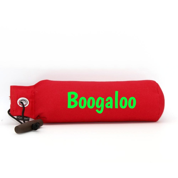 Mystique Dummy Einzel 250g Name rot Boogaloo neongrün