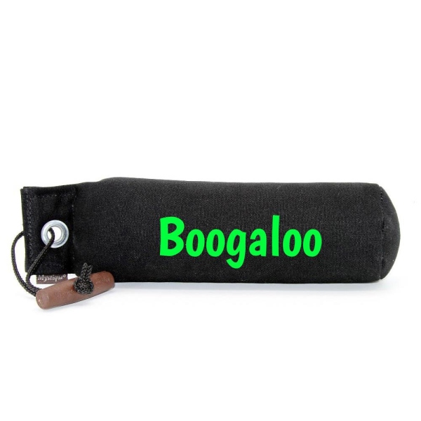 Mystique Dummy Einzel 250g Name schwarz Boogaloo neongrün