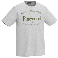 Pinewood 5569 Save Water T-Shirt L.Grey Melange (454) XXL