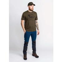 Pinewood 5571 Moose T-Shirt Green (100)