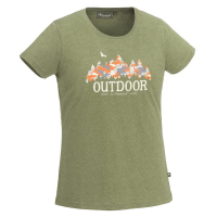 Pinewood 3040 Forest Damen T-Shirt Grün Melange (731) S