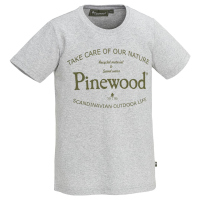 Pinewood 6569 Save Water T-Shirt Kids Hellgrau Melange...
