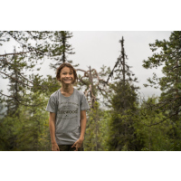 Pinewood 6569 Save Water T-Shirt Kids Hellgrau Melange (454) 140