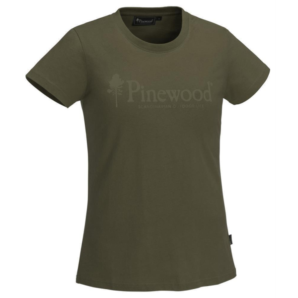 Pinewood 3445 Outdoor Life Damen T-Shirt H. Olive (713)