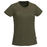 Pinewood 3445 Outdoor Life Damen T-Shirt H. Olive (713) XL