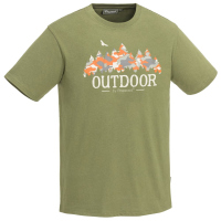 Pinewood 5040 Forest T-Shirt Grün Melange (731) S