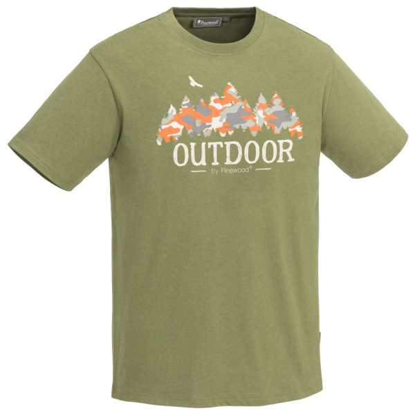 Pinewood 5040 Forest T-Shirt Grün Melange (731) XXL