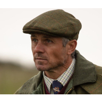 Tweed Flat Cap Derby dark sage