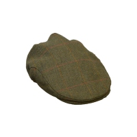 Tweed Flat Cap Derby dark sage XL (60cm)