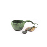 Kupilka 21B - Outdoor Classic Cup Outdoortasse mit Löffel Green