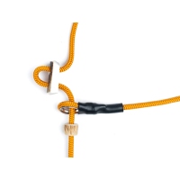 Mystique® Field trial Moxonleine 4mm mit Zugbegrenzung 130cm orange