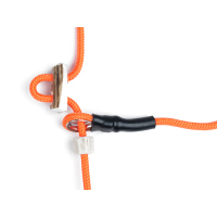 Mystique® Field trial Moxonleine 4mm mit Zugbegrenzung 130cm neon orange