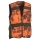 Pinewood 8121 Furudal Hunter Pro Camou Weste Strata Blaze/Wildlederbraun (983) 3XL